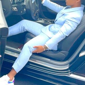 Custom double breasted tuxedo. .